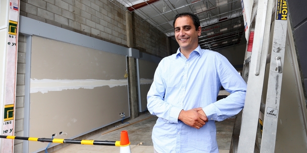 Dr Nathan Matthews, in front of what will become the one open learning space for students at Te Kura Hourua O Whangarei Terenga Paraoa, where he is the executive director for learning. Photo/Michael Cunningham