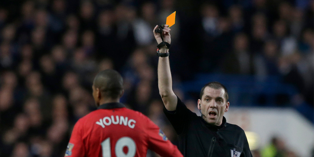 Fifa presidential candidate Jerome Champagne would like to look into the idea of introducing orange cards. Photo / AP (Digitally enhanced)