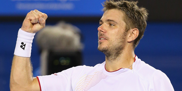 Stanislas Wawrinka will face either Rafael Nadal or Roger Federer in the Australian Open final. Photo / Getty Images