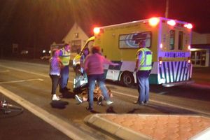 A 16-year-old was injured when he came off his bike. Photo Cherie Taylor