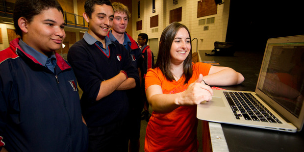 Tanya Gray's Gather Workshops introduce teens -- male and female -- to the possibilities of technology. Photo / Jason Oxenham.