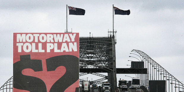 Drivers could pay an Auckland motorway toll of about $2 under a congestion-busting, road-building plan being unveiled today.