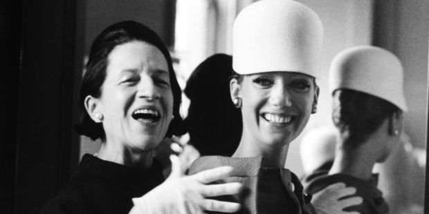 The legend of editor Diana Vreeland, here with model Marisa Berenson, is showcased in a book of her memos and the film The Eye has to Travel. Picture / Supplied
