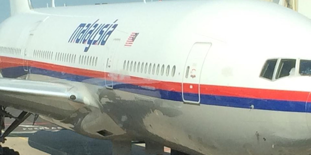 Malasian Airlines flight MH17 at Amsterdam Airport before its fateful journey over the Ukraine. Photo / Supplied