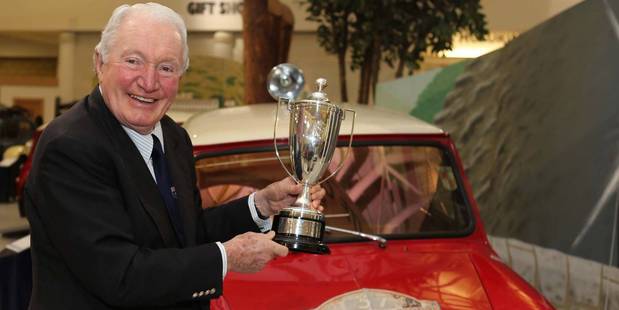 50th anniversary of the Mini's first win at the Monte Carlo Rally in 1964 with Paddy Hopkirk. Photo / Supplied