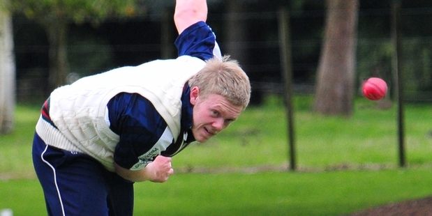 LETTING GO: Daniel Haxton is back in the mix for Greytown.PHOTO/FILE