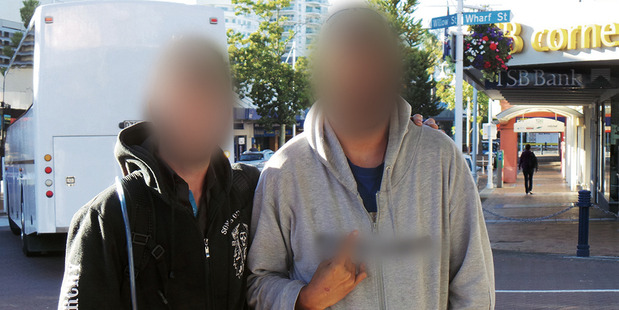 Coraleigh Parker had her Smasung Galaxy smart camera stolen but the thieves unknowingly uploaded each picture taken. The identity of the men involved is obscured for legal reasons.