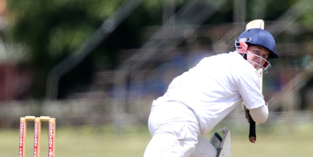 Kamo batsman Dylan Clarke will be hoping to be in the runs this weekend as his side take on Kaipara in what is essentially a semifinal. Photo / Michael Cunningham