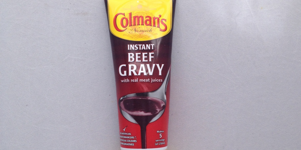 Colman's Instant Beef Gravy. $4.99 for 130g.