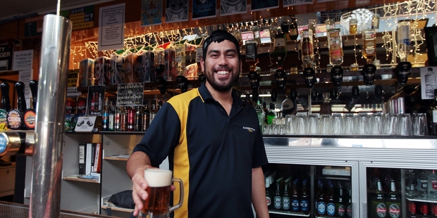 Teri Reihana at the Mangere Bridge Tavern. Photo / Doug Sherring