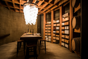 The Cooper residence cellar. Photo / Supplied