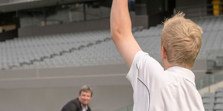Westlake Boys First XI bowler Ross Ter Braak wants to become a professional cricketer. Photo / Ted Baghurst