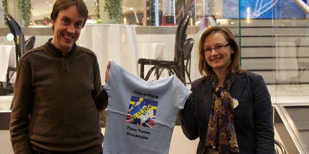 Briton Richard Avis found one of his time twins, Kristina, in Sweden.