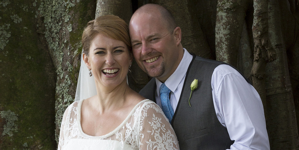 Kate and Hamish Campbell say their day was not about having a large 'shindig'. Photo / Mike Whitaker