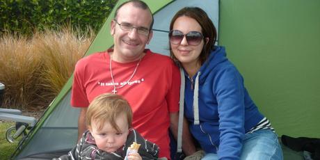 Ron and Eran James, with son Xavier, found the loss of income stressful.
