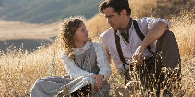 Ruth Wilson and Colin Farrell in a scene from Saving Mr Banks.