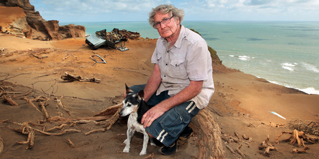Viv Rutherfurd has lost about 5 per cent of his family farm to erosion and sand drifts. Photo / Doug Sherring