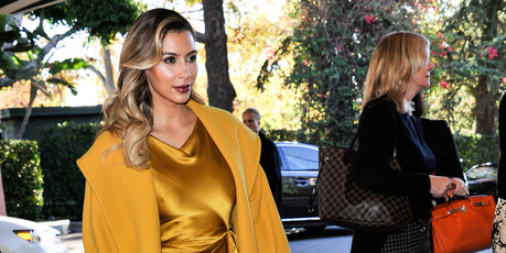 Kim Kardashian said she wanted to eat the placenta after giving birth to North West. Photo / AP
