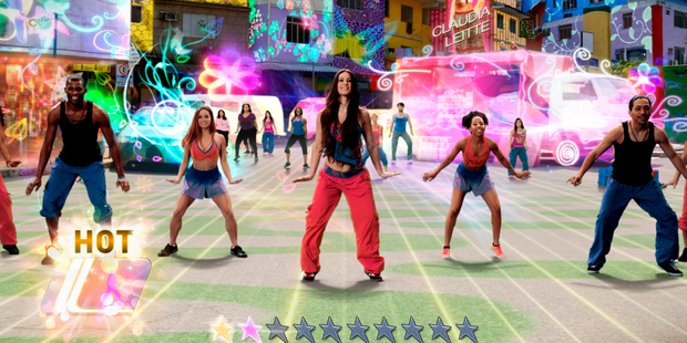 Games that use your whole body like Zumba are better than those with isolated arm movements.
