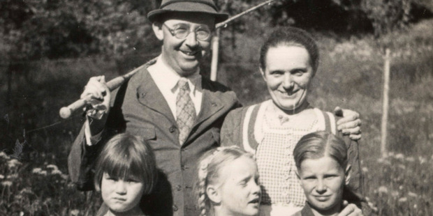 Heinrich Himmler and family - as you haven't seen them before. Photo / AP