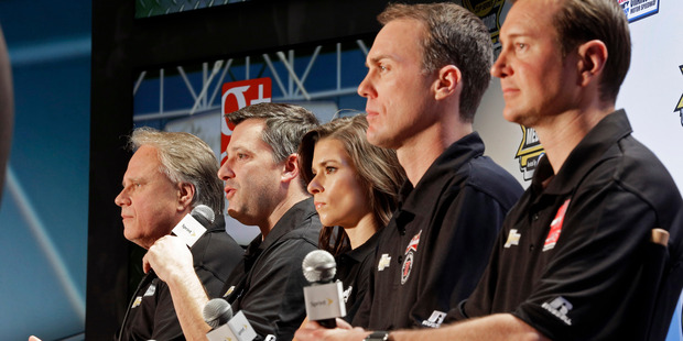 Gene Haas (left). Photo / AP