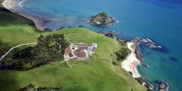 The home overlooking Doubtless Bay has its own white-sand beach. Photo / NZ Herald