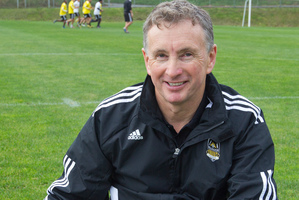 Wellington Phoenix coach Ernie Merrick. Photo / Mark Mitchell