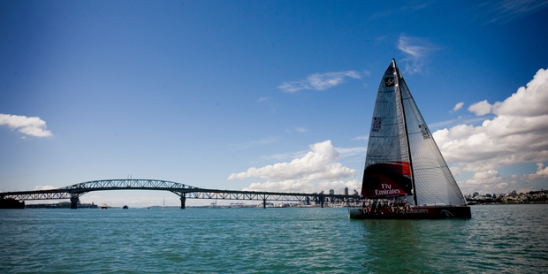 The next America's Cup could be sailed off a Hawaiian beach, on San Diego Bay. Photo / AP