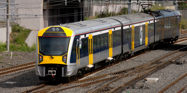 First electric rail passenger services will start end-April between Onehunga and Britomart. Photo / NZ Herald