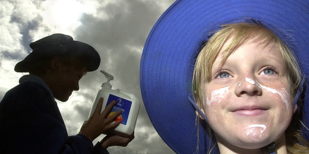 Primary school pupils have taken aboard the sunhat message.