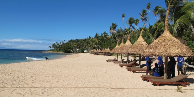 Paradise Cove Resort on Naukacuvu Island is about as out-of-the-way as you can get. Photo / Pam Neville