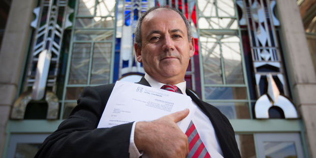 Auckland lawyer Andrew Hooker, who is leading the campaign, said the response from New Zealand bank customers had been outstanding. Photo / Greg Bowker