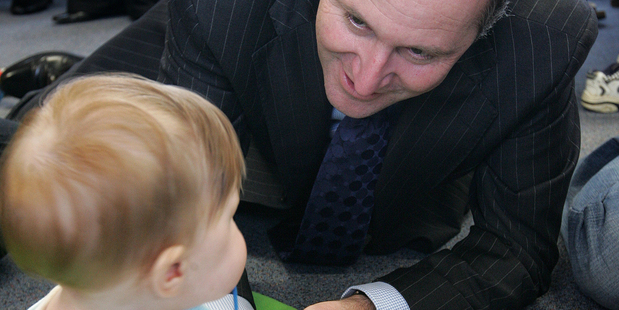 Is John Key getting ready to make a paid parental leave announcement of his own? Photo / APN