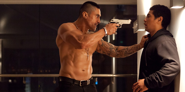 Joe Naufahu and Beulah Koale in 'The Last Saint'.