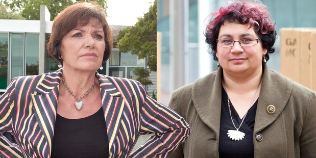 The spat between Anne Tolley and Metiria Turei has once more dragged NZ designer Adrienne Winkelmann into the spotlight. Photos / NZ Herald, NZPA