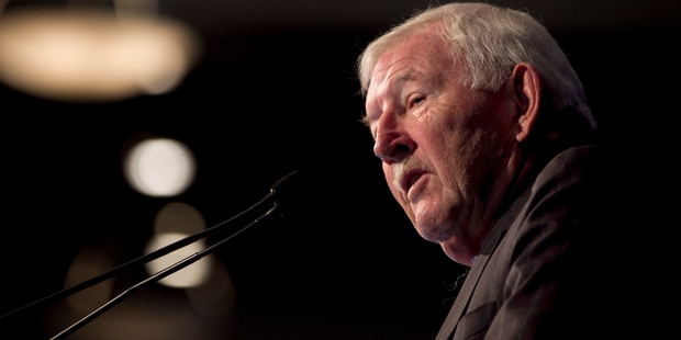 Sir Ron Brierley told a meeting of fund managers that GPG didn't believe in corporate governance. Photo / Natalie Slade