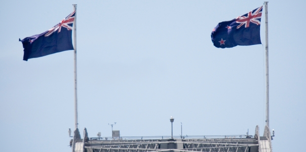 The Union Jack on the NZ flag suggests this country is a British possession. Photo / Richard Robinson