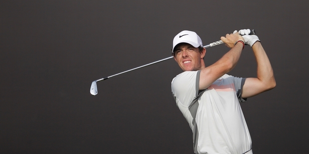 Rory McIlroy has a one-shot lead over American Brooks Koepka at the halfway stage of the Desert Classic. Photo / AP