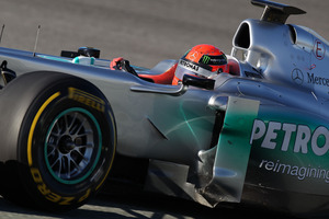 Michael Schumacher driving for Mercedes prior to his retirement. Photo / Supplied