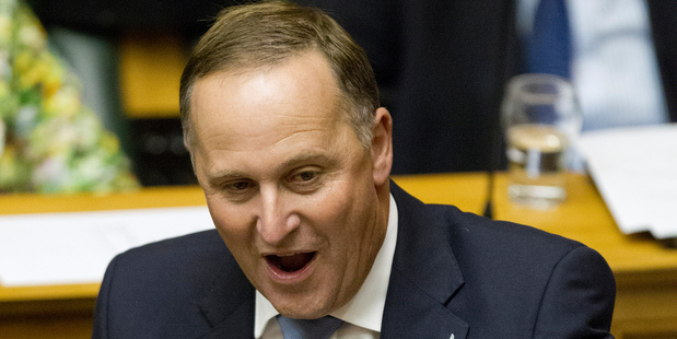 Prime Minister John Key during his Opening to Parliament statement. Photo / Mark Mitchell