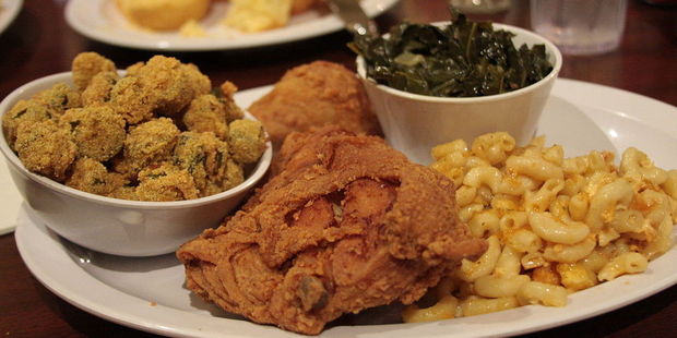 Soul food is essentially food from the Deep South, transported up to New York by successive waves of economic migration.