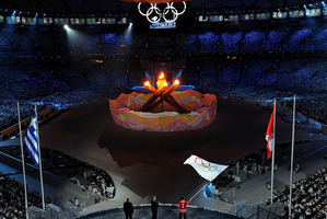 The closing ceremony of the 2010 Winter Olympics. File photo / Getty Images