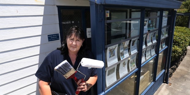Whangarei SPCA centre team leader Andrea Honeybun is appealing for local businesses to help paint the organisation's building. Photo/John Stone
