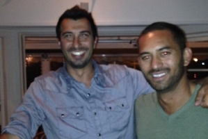Brooke Howard-Smith and the Benji Marshall lookalike.