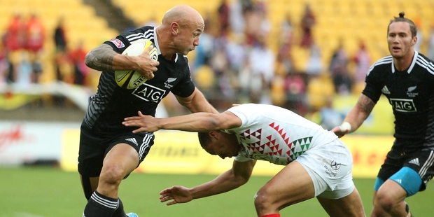 New Zealand was well served by stalwart DJ Forbes in the Wellington Sevens. Photo / Getty Images