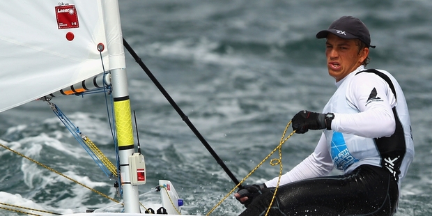 The Hauraki Gulf is Andy Maloney's training field. Photo / Getty Images