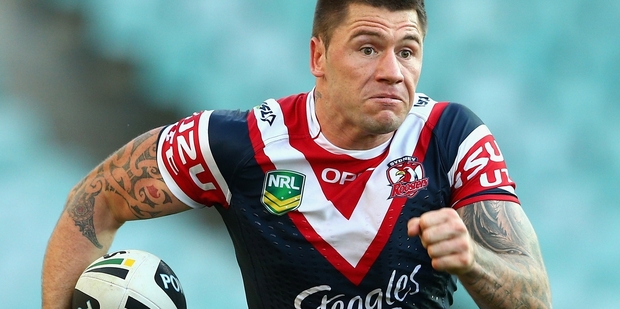 Shaun Kenny- Dowall played almost all of last year's NRL grand final with a broken jaw. Photo / Getty Images