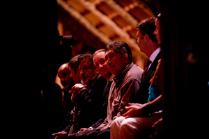 Prime Minister John Key attends the Waitangi Day dawn service. Photo / Dean Purcell
