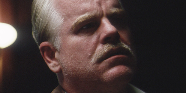 Philip Seymour Hoffman in a scene from The Master.