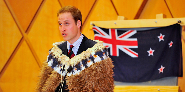Prince William may well be the best candidate to decide on this country's new flag. Photo / Getty Images